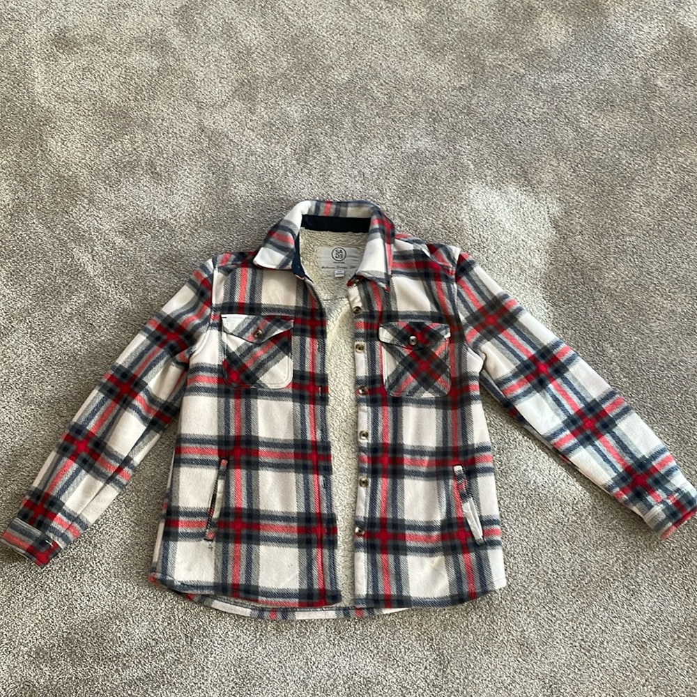 Fleece Lined Flannel Jacket